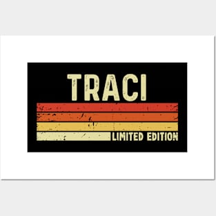 Traci Name Vintage Retro Limited Edition Gift Posters and Art